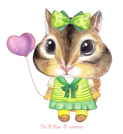 毛茸茸治愈——手绘可爱小动物