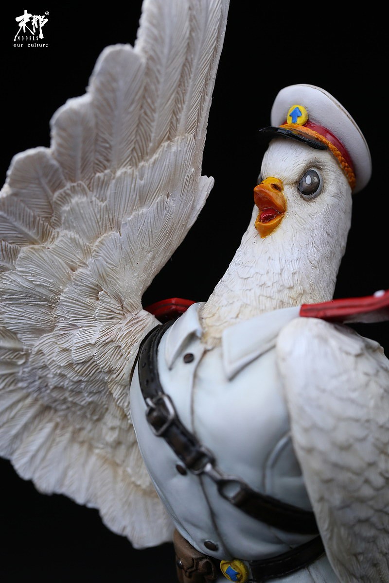 末那原创丨老动画系列黑猫警长特别版白鸽警探手办