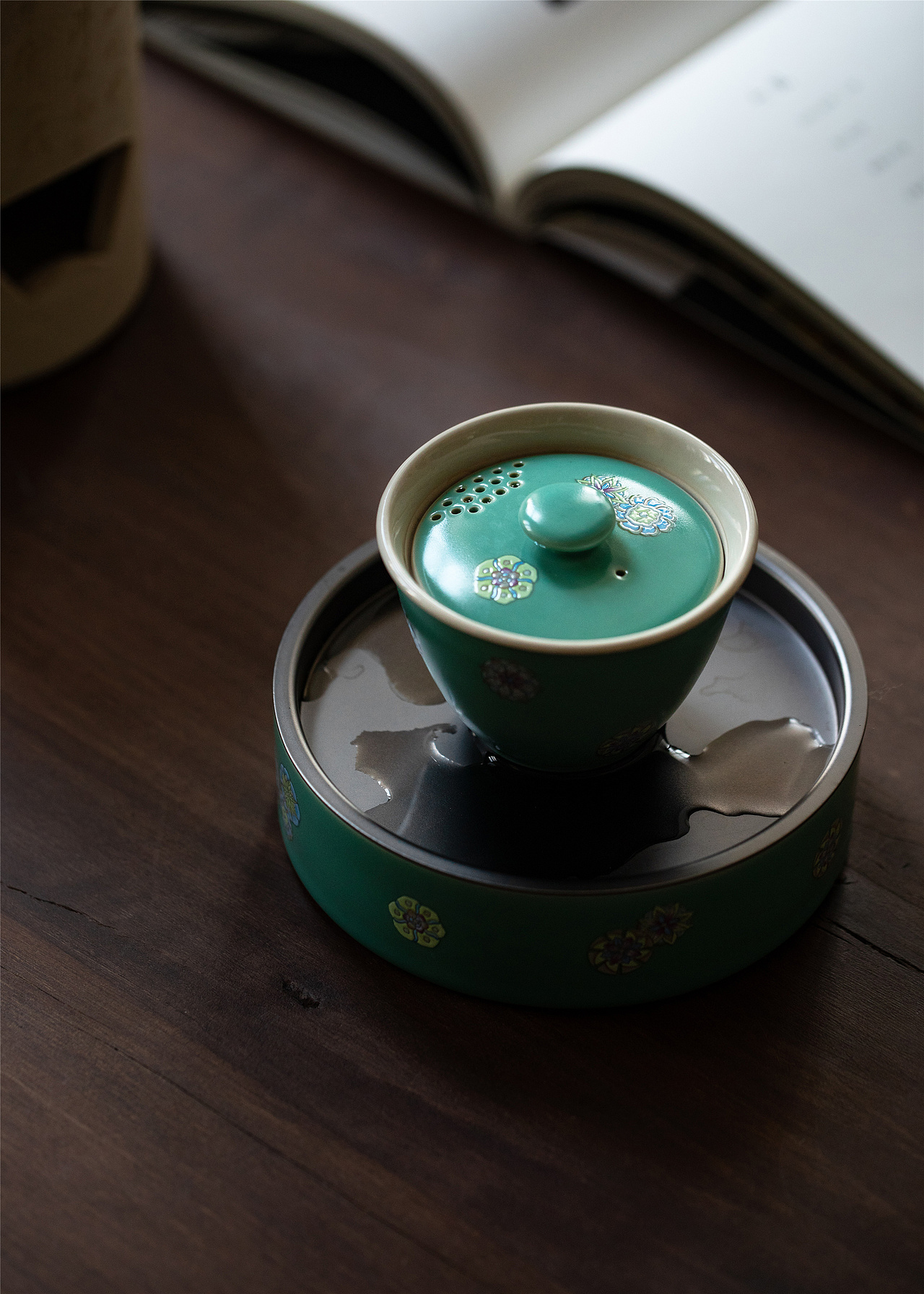 陶瓷壶承/干泡盘/茶具茶道配件（图ZMjg2NzYyOTI0） - 产品摄影 - 站酷设计师五七六三原创素材 - 站酷ZCOOL