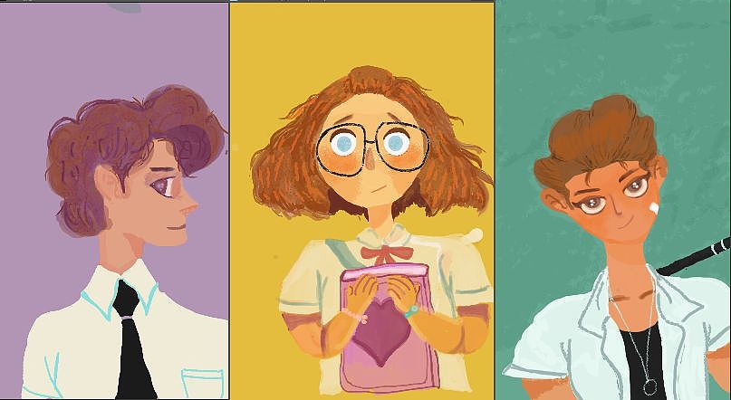 临摹练习《我的少女时代》