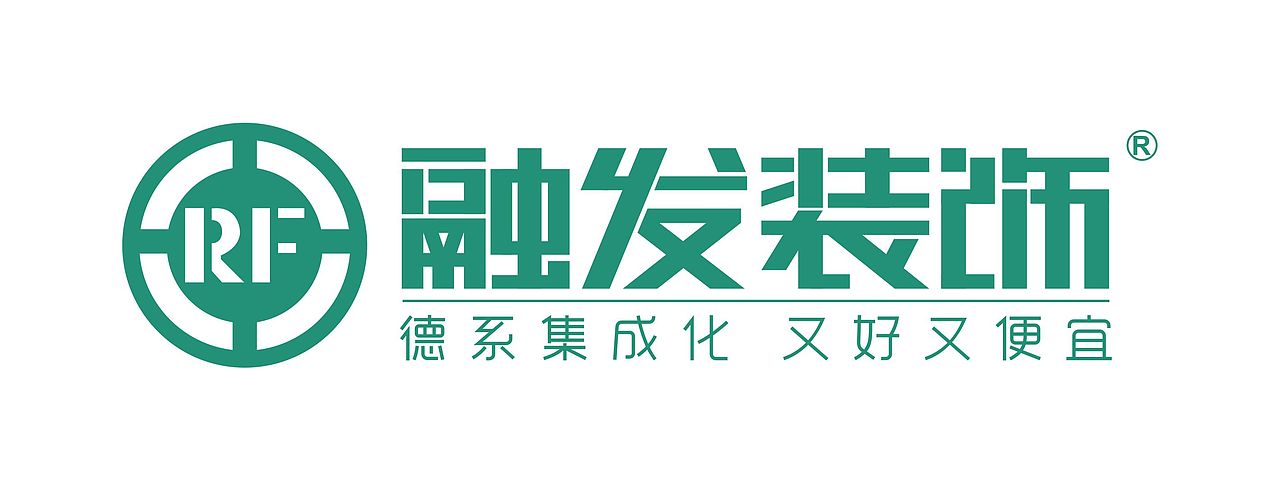 融发装饰LOGO设计（图ZNTg5MTA1ODg=） - Logo - 站酷设计师紫风铃飘飘原创素材 - 站酷ZCOOL