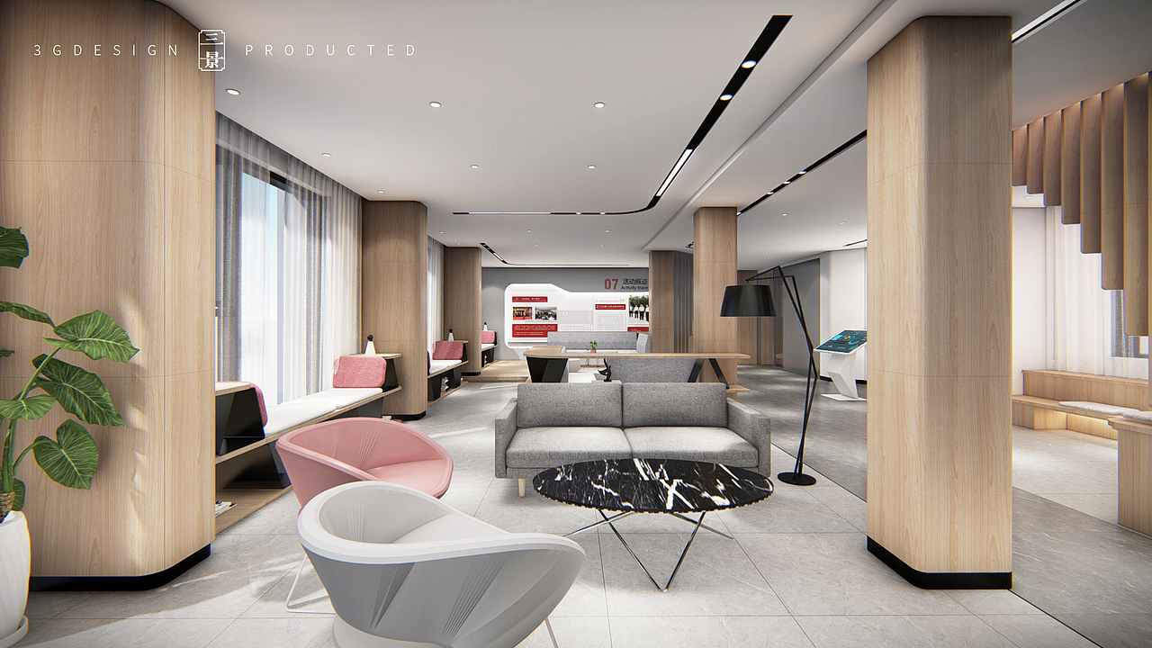 【三景装饰】青年之家义乌总店《青春里》（图ZMjMzNTI3NzM2） - 展陈设计 - 站酷设计师sjzs原创素材 - 站酷ZCOOL