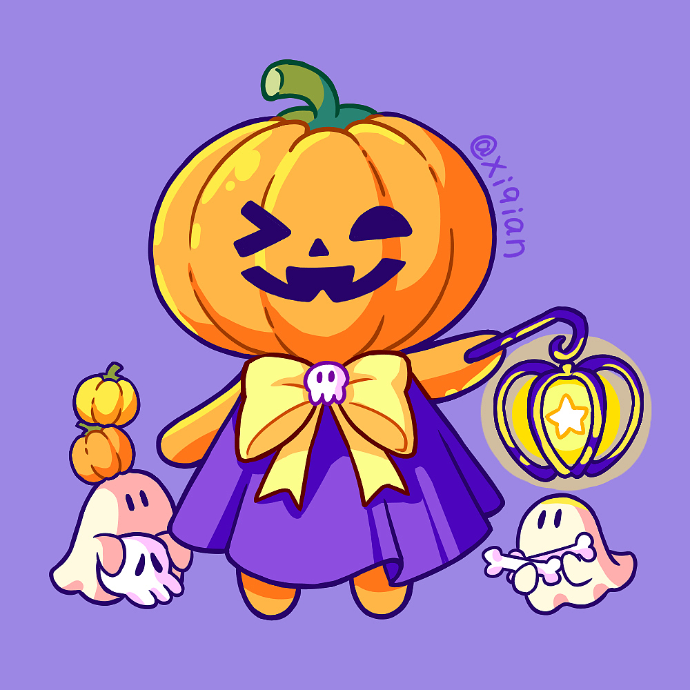 插画合集 | 万圣节的小伙伴们