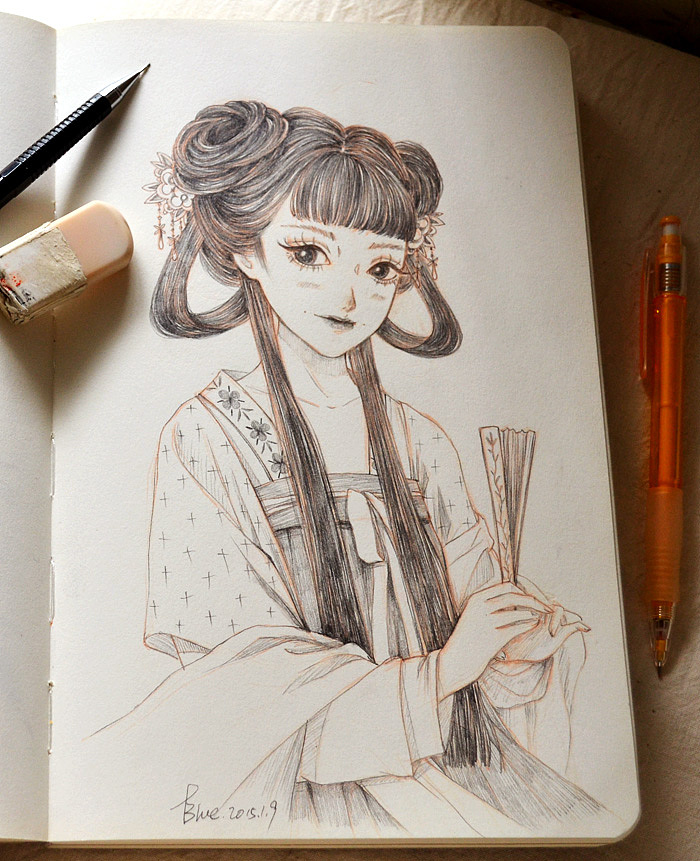 自动铅笔手绘本子小结02