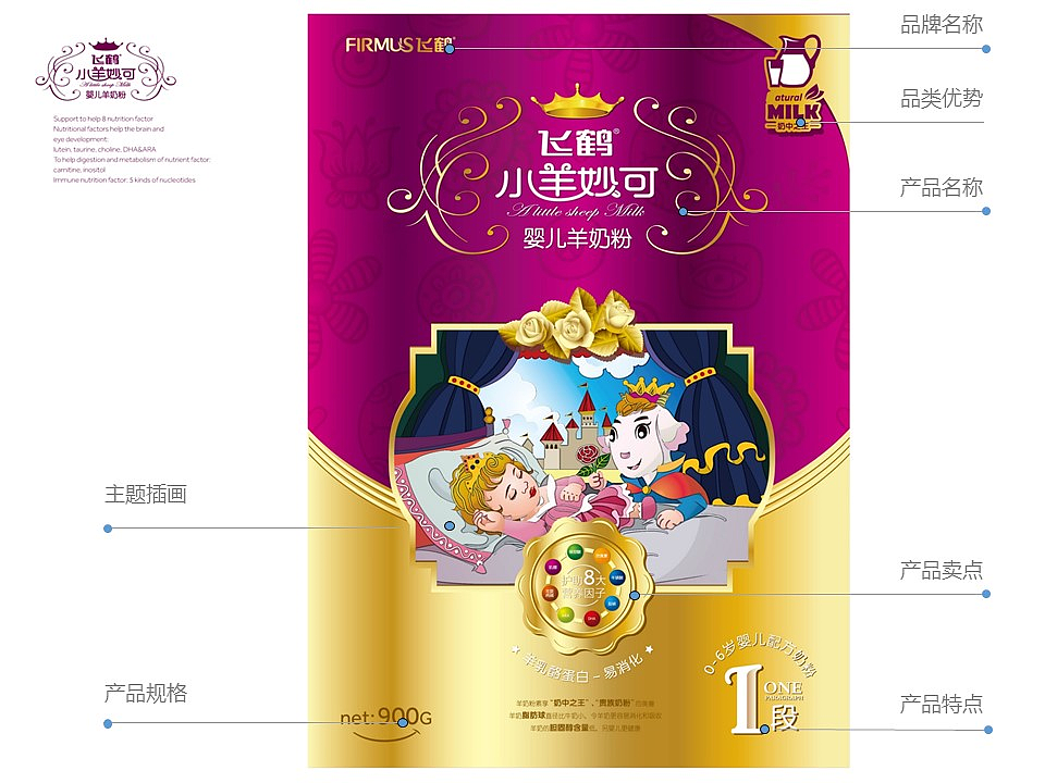 飞鹤婴儿羊奶粉包装设计（图ZMzAxODA1NjA=） - 包装 - 站酷设计师图语设计原创素材 - 站酷ZCOOL