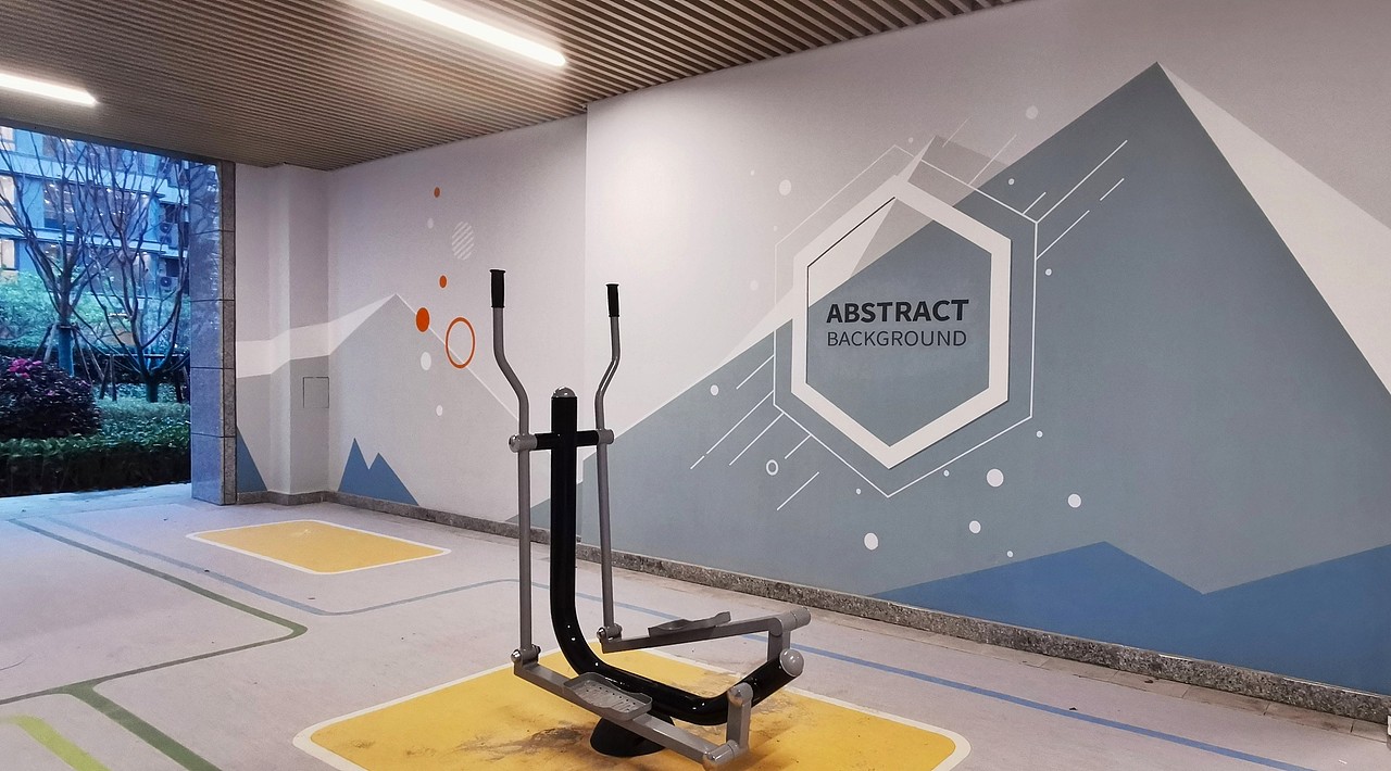 原创墙绘|运动空间创意设计●墙绘（图ZMjk1MDg4MDQ0） - 其他空间 - 站酷设计师航海王啊原创素材 - 站酷ZCOOL