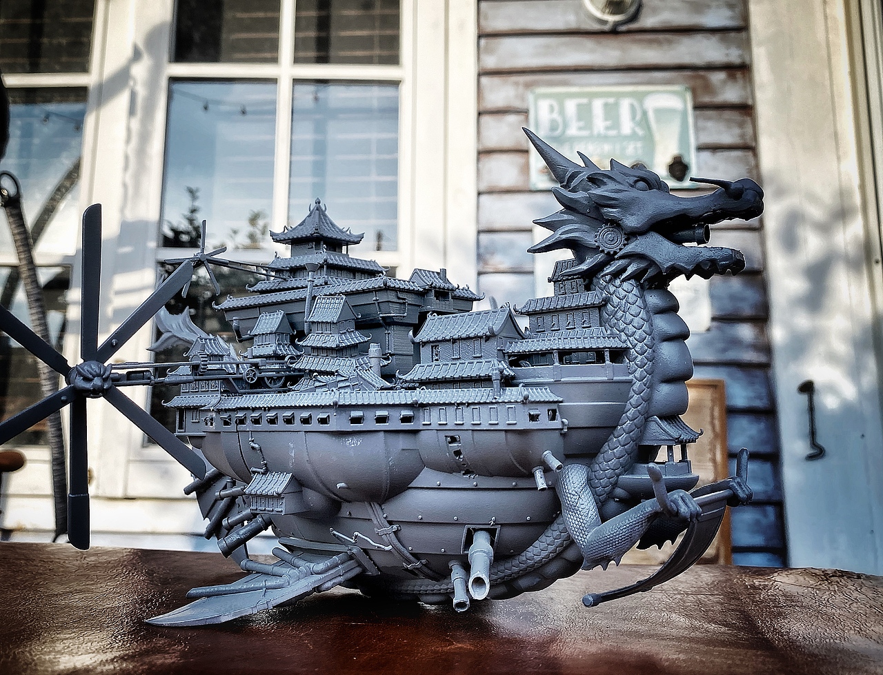 蒸汽工厂STEAMARTS-帝国飞船（图ZMjIwNzYyMjY4） - 手办/模玩 - 站酷设计师项哲青原创素材 - 站酷ZCOOL