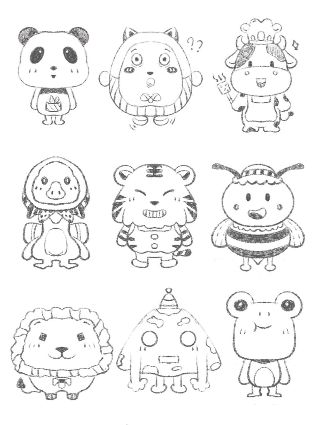 Doodle插画 y园糖（图ZMjk2MjQ0ODgw） - 新锐潮流插画 - 站酷设计师关十一原创素材 - 站酷ZCOOL