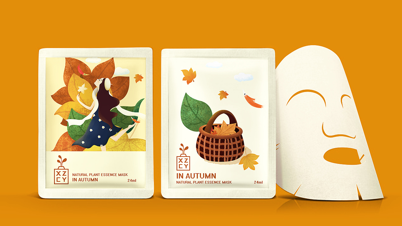 化妆品LOGO及包装设计 | 插画 手绘 清新