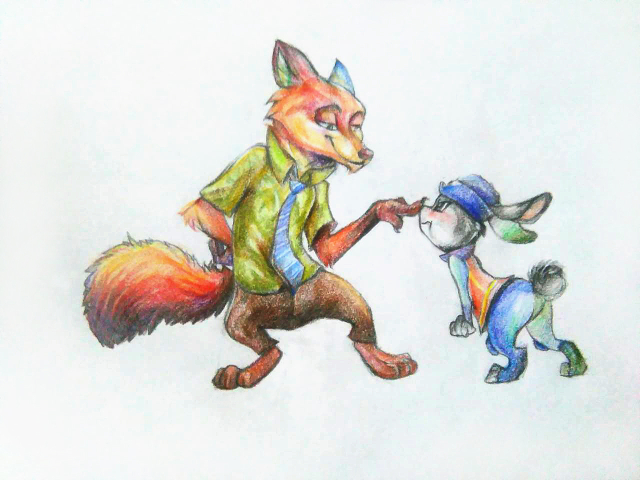 手绘疯狂动物城