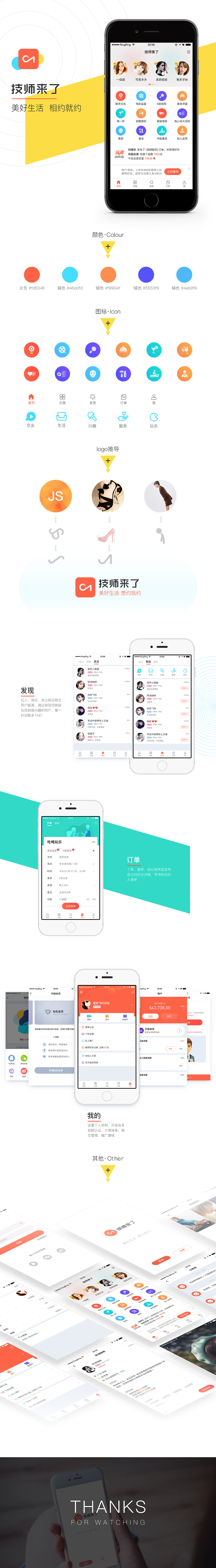 技师来了app整理（图ZMTIzNTQwNTQ4） - APP界面 - 站酷设计师Simon3218原创素材 - 站酷ZCOOL