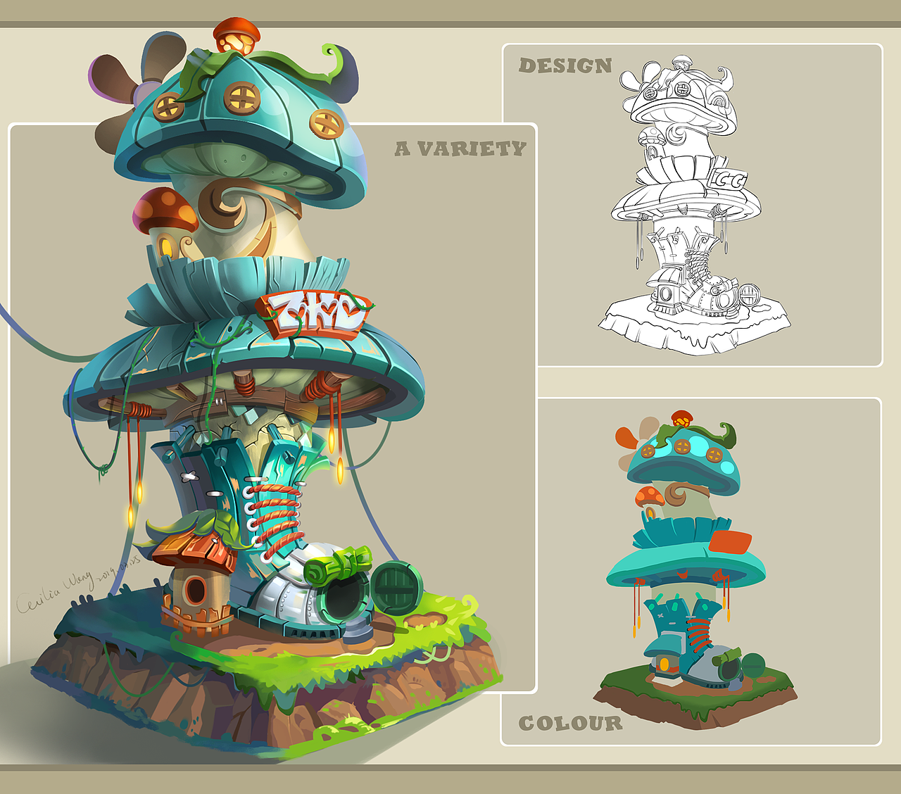 杂货店（图ZMTUxMTg0NDQ4） - 游戏原画 - 站酷设计师Cecilia惜汐原创素材 - 站酷ZCOOL