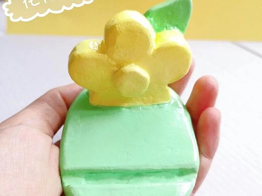 原创石塑黏土-花花手机支架