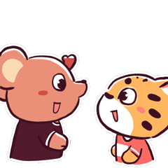 小鹿熊和他的朋友2（图ZMjk0MjE3MzMy） - 网络表情 - 站酷设计师熊熊师兄Avidor原创素材 - 站酷ZCOOL