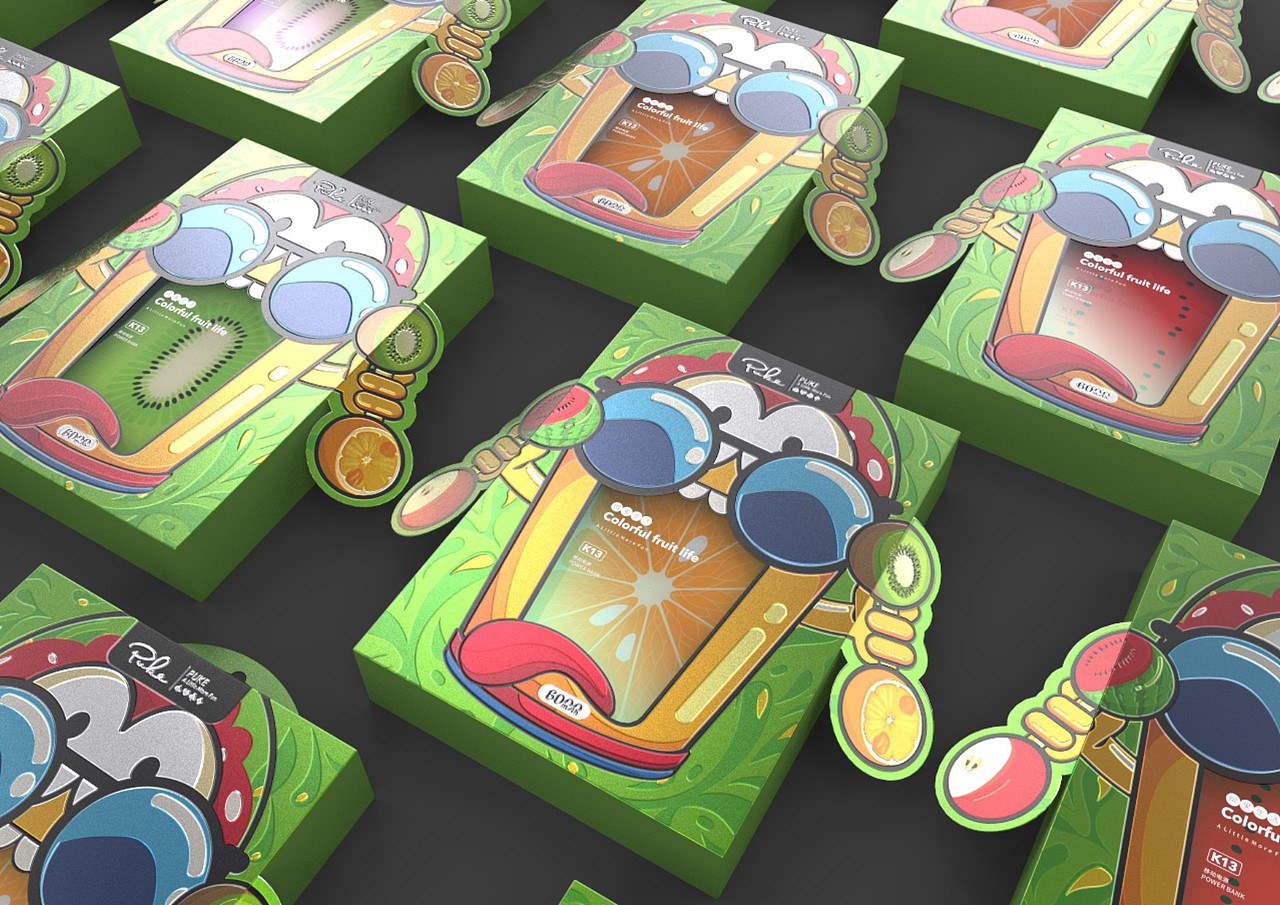 普客水果移动电源 | 包装设计