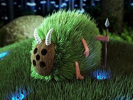C4D-小绿魔