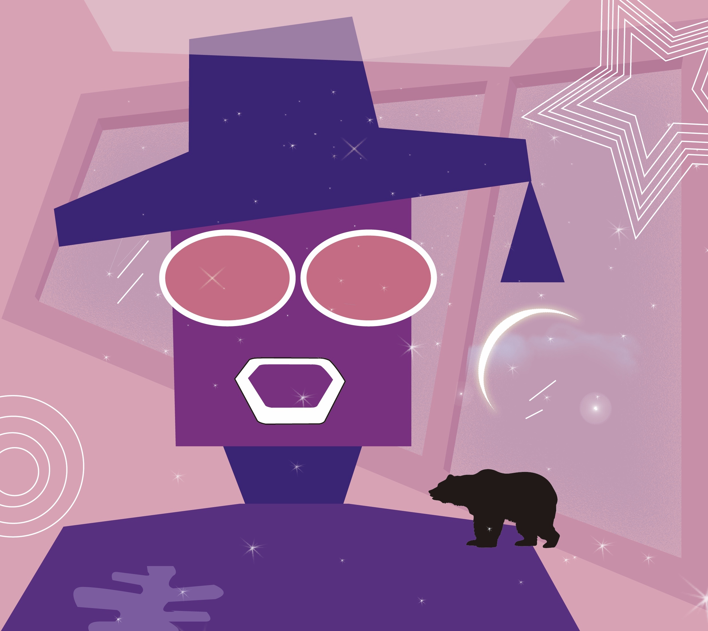 几何人物插画系列