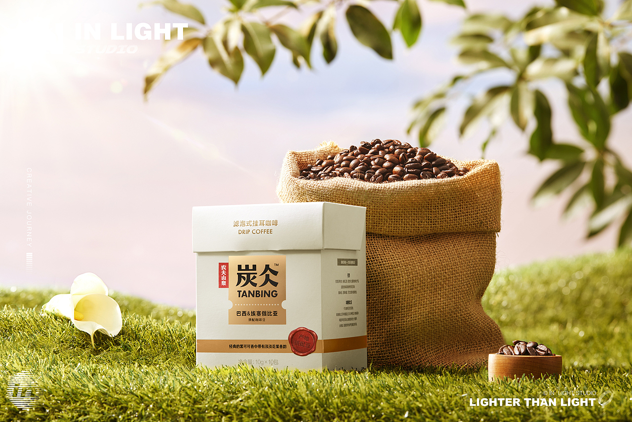 咖啡饮品拍摄 | 炭仌 ✖ INLIGHT 微缩场景
