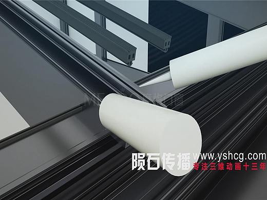 阳光房门窗动画