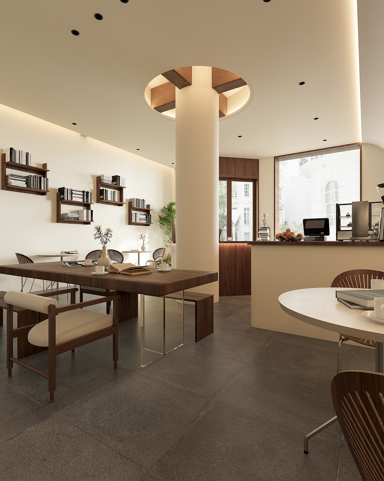 好好的咖啡与书（图ZMzE2MTY3Mzk2） - 酒店餐饮设计 - 站酷设计师造屋舍空间设计原创素材 - 站酷ZCOOL