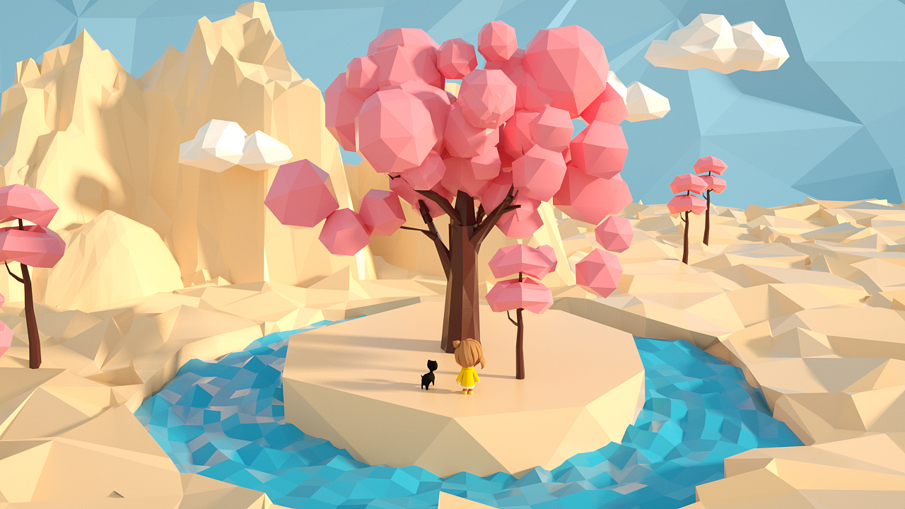 C4D OC 卡通人物+场景（图ZMjA2Mjg3OTQw） - 人物/生物 - 站酷设计师左四原创素材 - 站酷ZCOOL