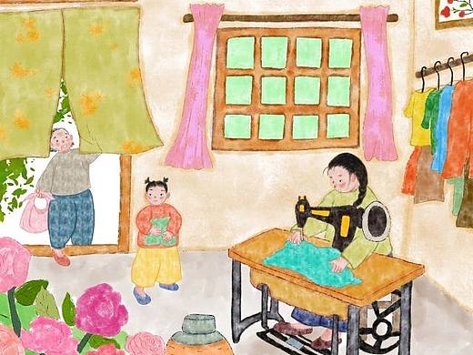 《画里的童年》2023. 秋已过大半