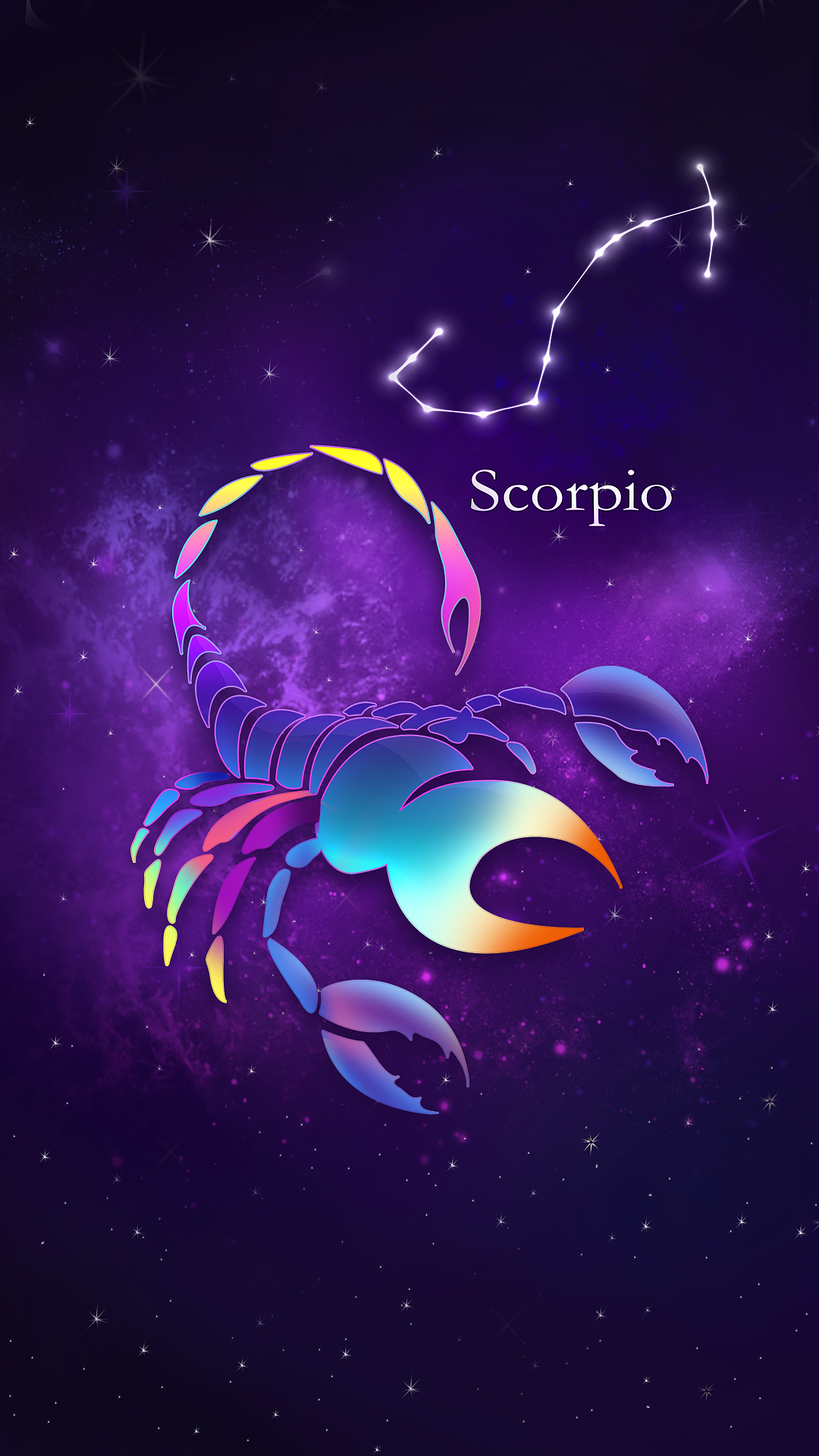 十二星座壁纸插画