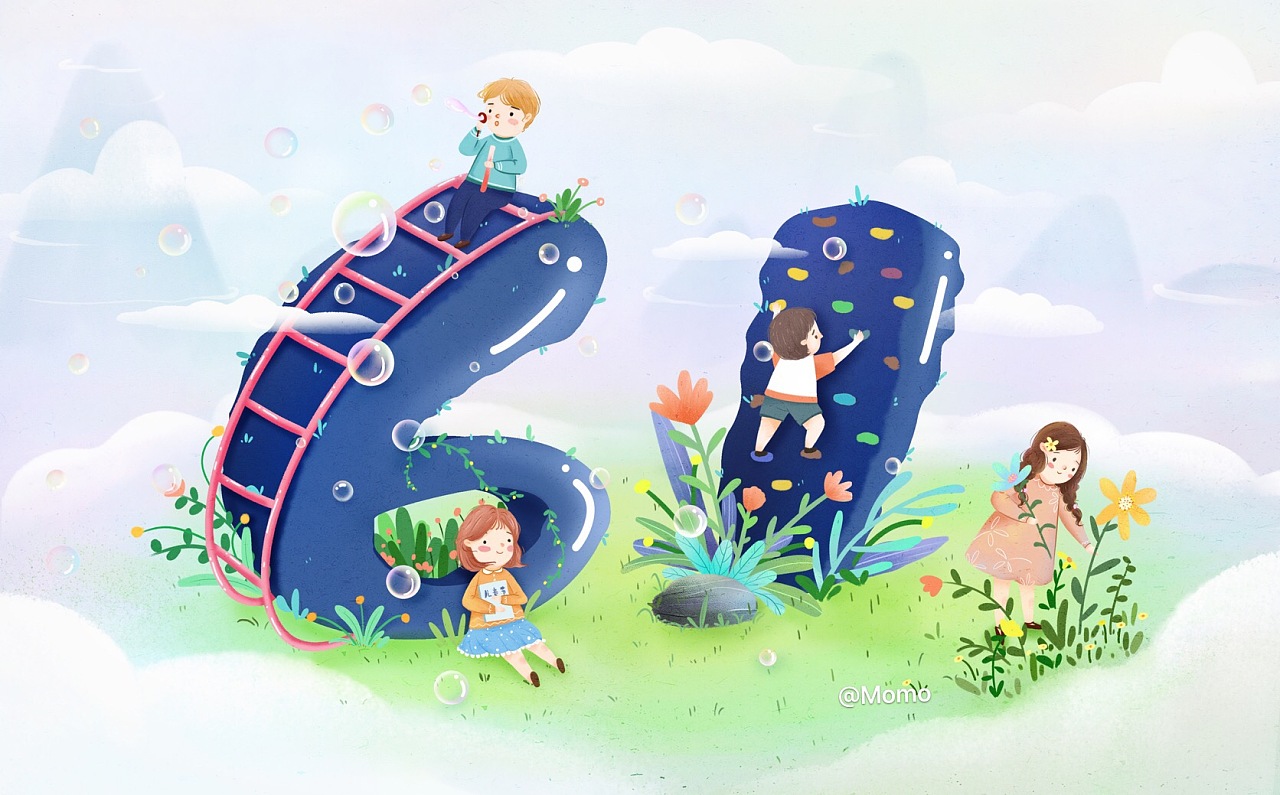 六一儿童节|插画|商业插画|SHUI水木 - 原创作品 - 站酷 (ZCOOL)