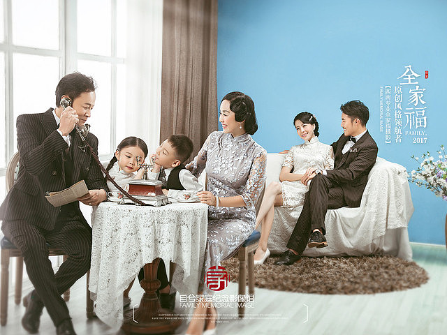 重庆全家福摄影专业店,目兮家庭纪念影像馆