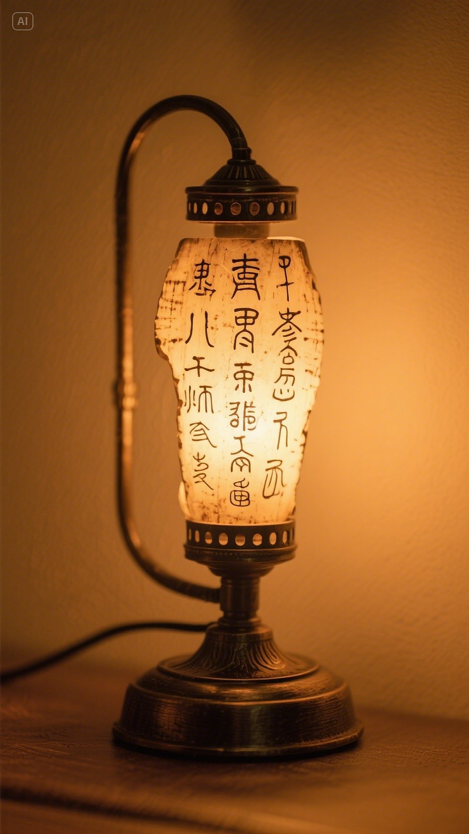 当甲骨文变成灯（图ZMzg5OTY4Nzgw） - 生活用品 - 站酷设计师布拉磨的小毛驴原创素材 - 站酷ZCOOL
