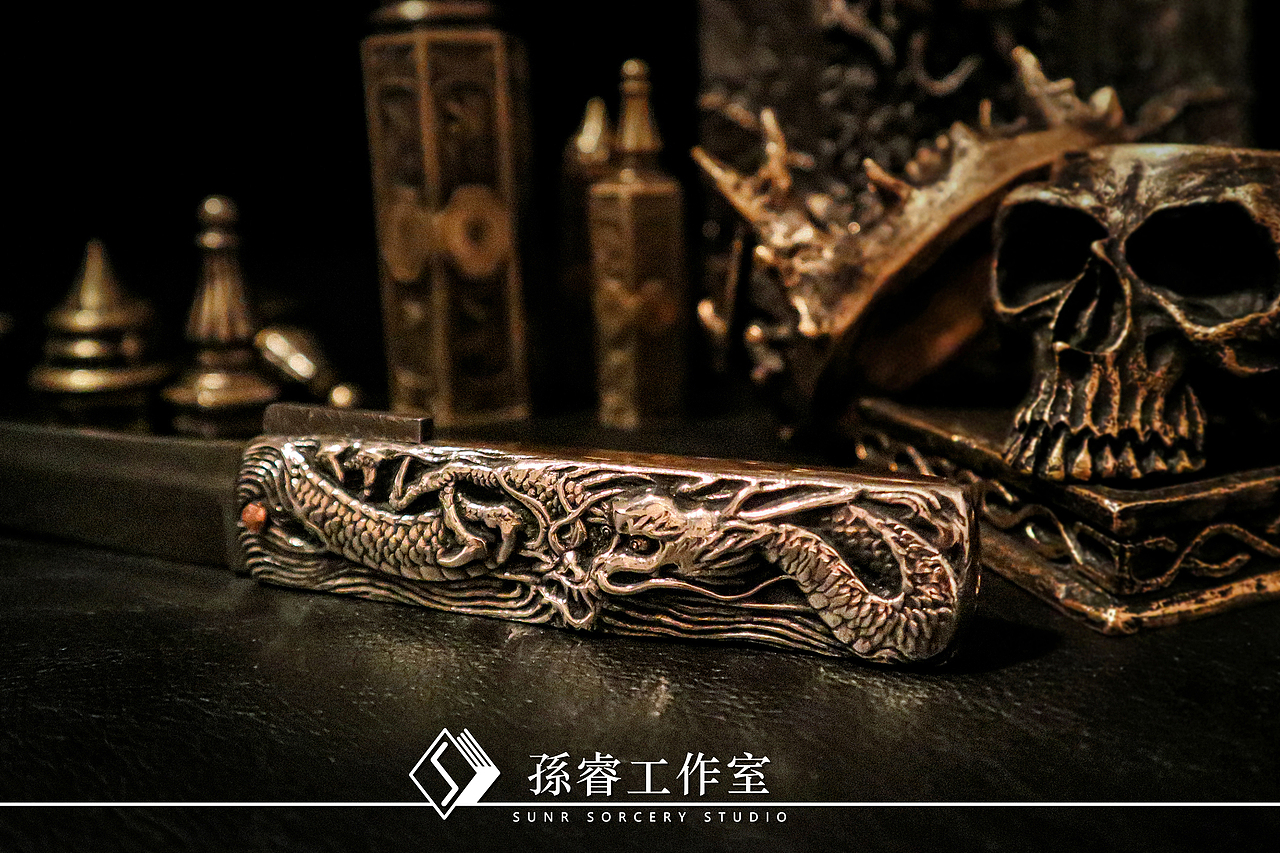 ▸假期闲作，自画自雕，纯手工搞，银铜铸造（图ZMjI1MTY4NDE2） - 工艺品设计 - 站酷设计师孙睿工作室原创素材 - 站酷ZCOOL