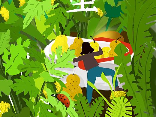 节气图二（个人主页-ZMzgwNTIzMTY=） - 商业插画 - 站酷设计师别理这个双马尾原创素材 - 站酷ZCOOL