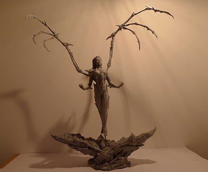 刀锋女王 完成|手工艺|手办/模玩|言传_原创作品-站酷zcool