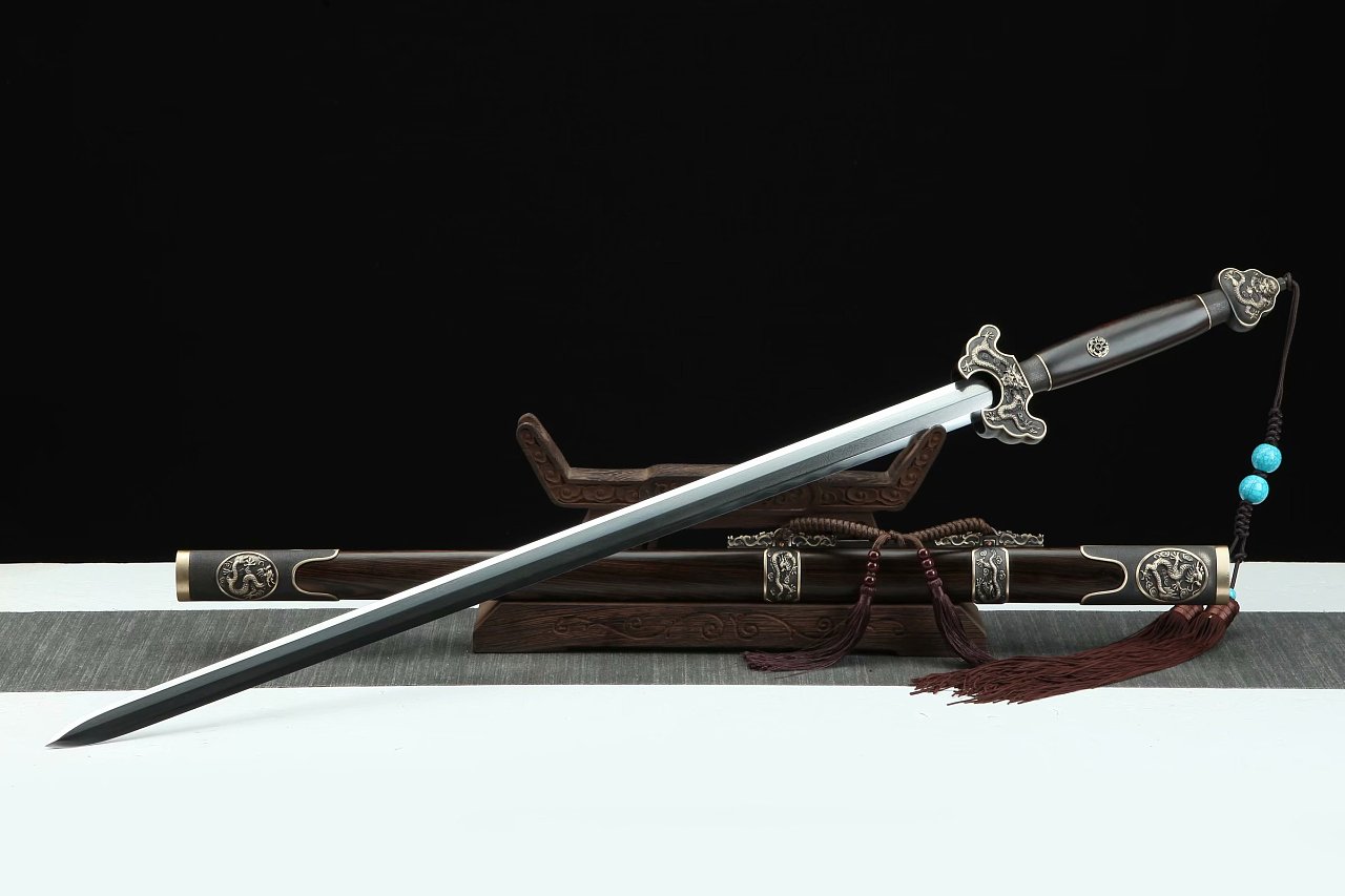 明朝军官佩剑 腾龙铜装