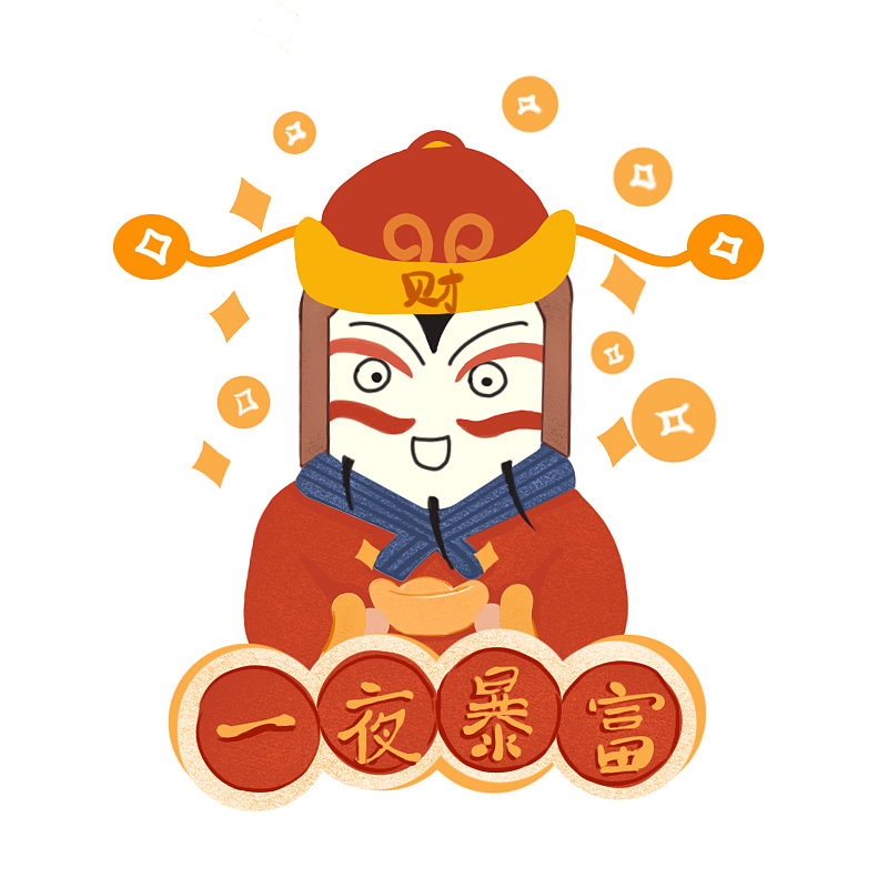 “无卫不至”朱仙镇门神年画表情包