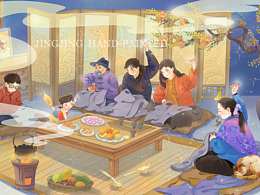 國潮國風海報封面