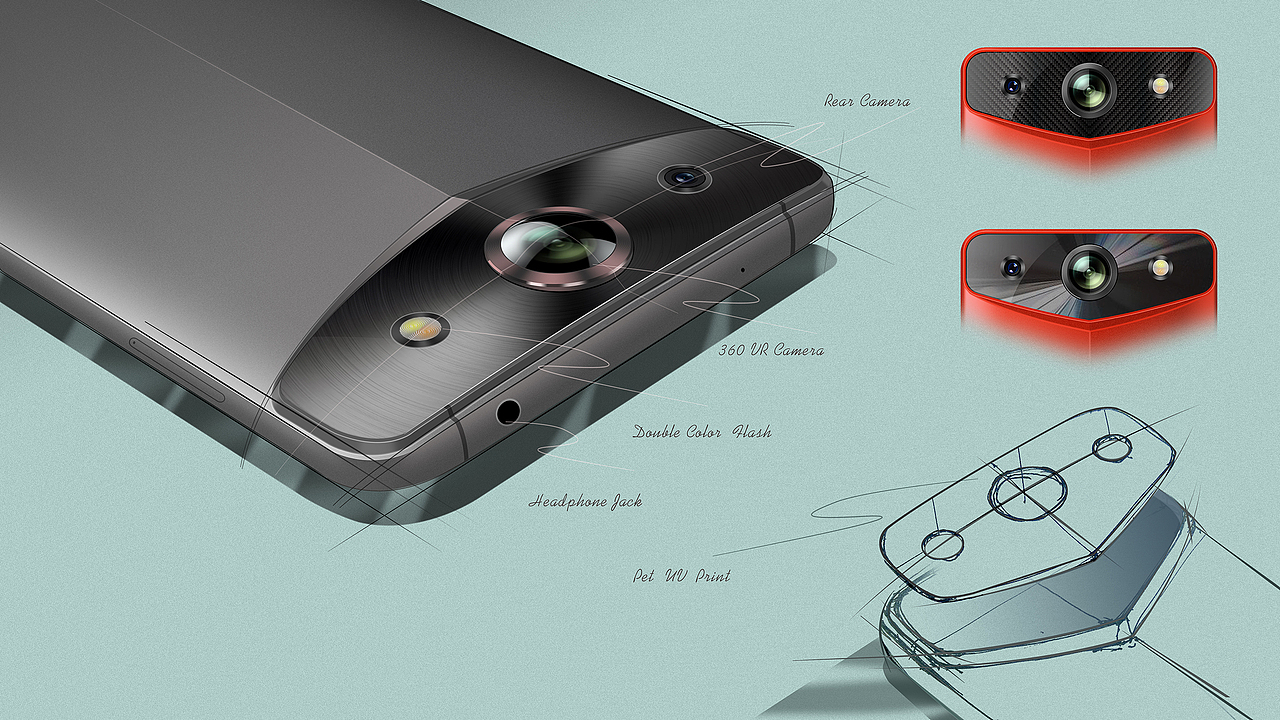 VR手机草图提案