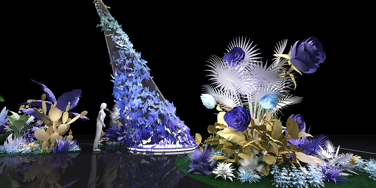 春季美陈（图ZMjMwMzE1MTY4） - 展陈设计 - 站酷设计师拾玖楠原创素材 - 站酷ZCOOL