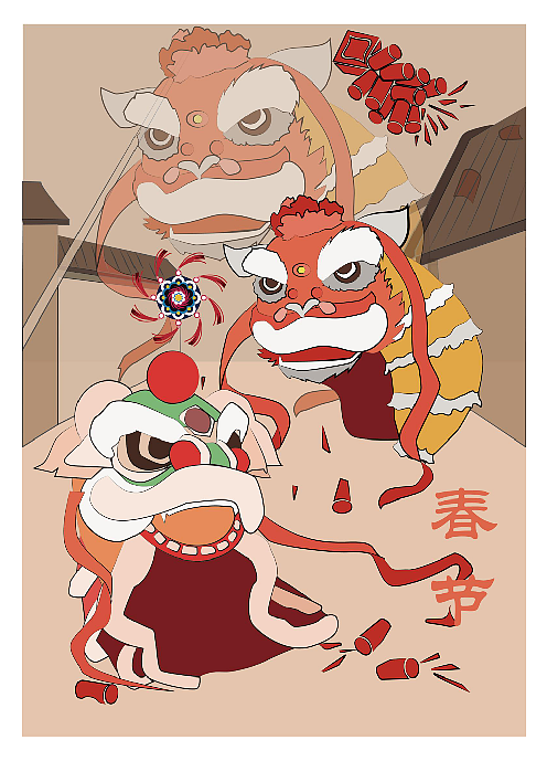 大学作品——节日海报草稿（图ZMjAyOTE5NDI0） - 海报 - 站酷设计师皮皮虾鹏原创素材 - 站酷ZCOOL