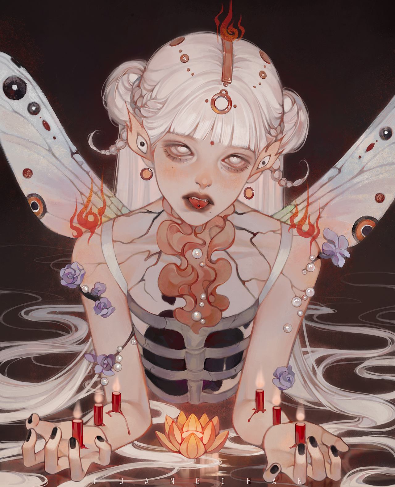 地狱蟲（图ZMjYzMzkyNDY4） - 艺术插画 - 站酷设计师黄蟬原创素材 - 站酷ZCOOL