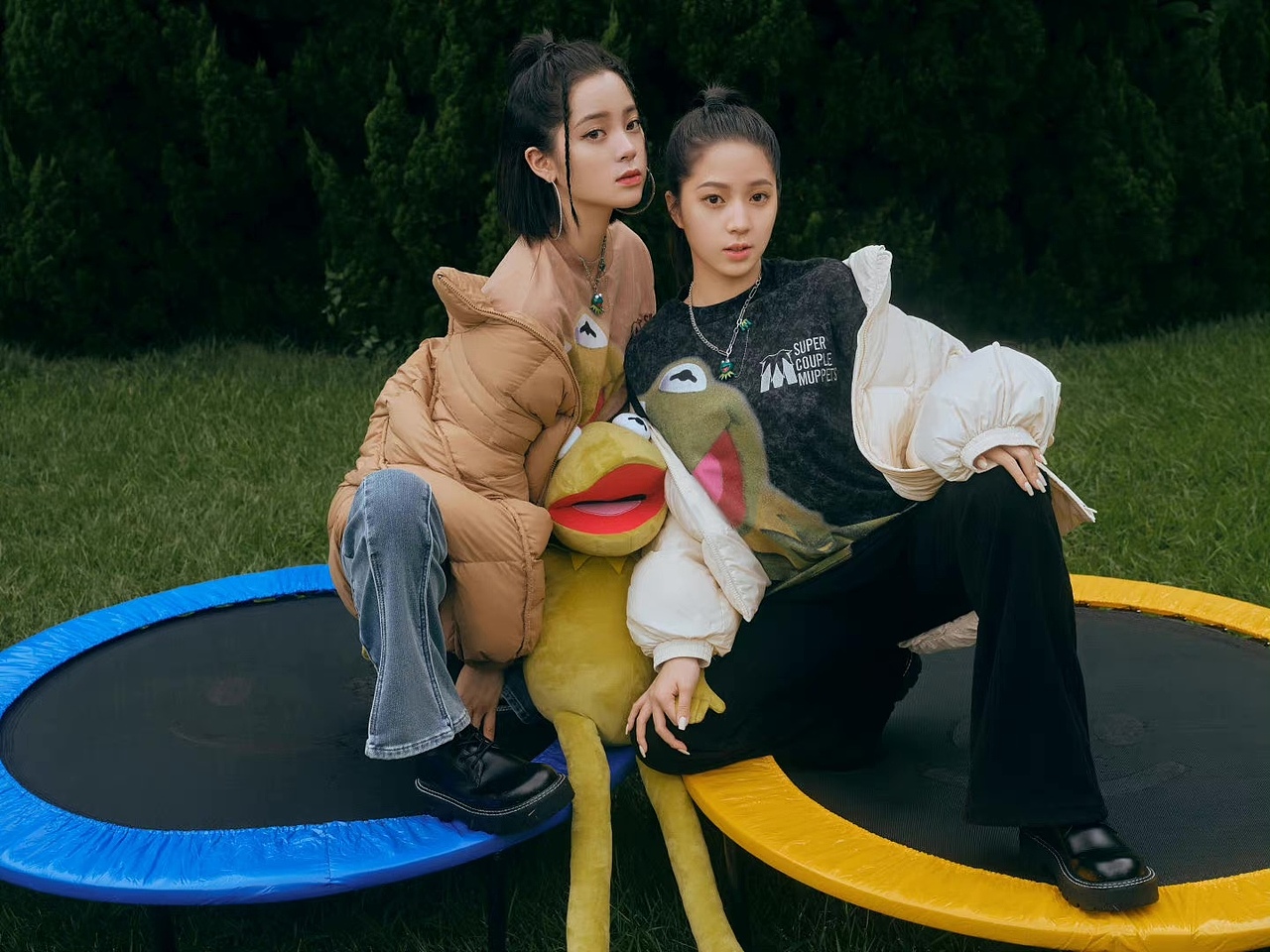 欧阳娜娜 欧阳娣娣✖️太平鸟科米蛙联名（图ZMjcwMTA5MjY0） - 时尚/艺术摄影 - 站酷设计师BangjieJi原创素材 - 站酷ZCOOL