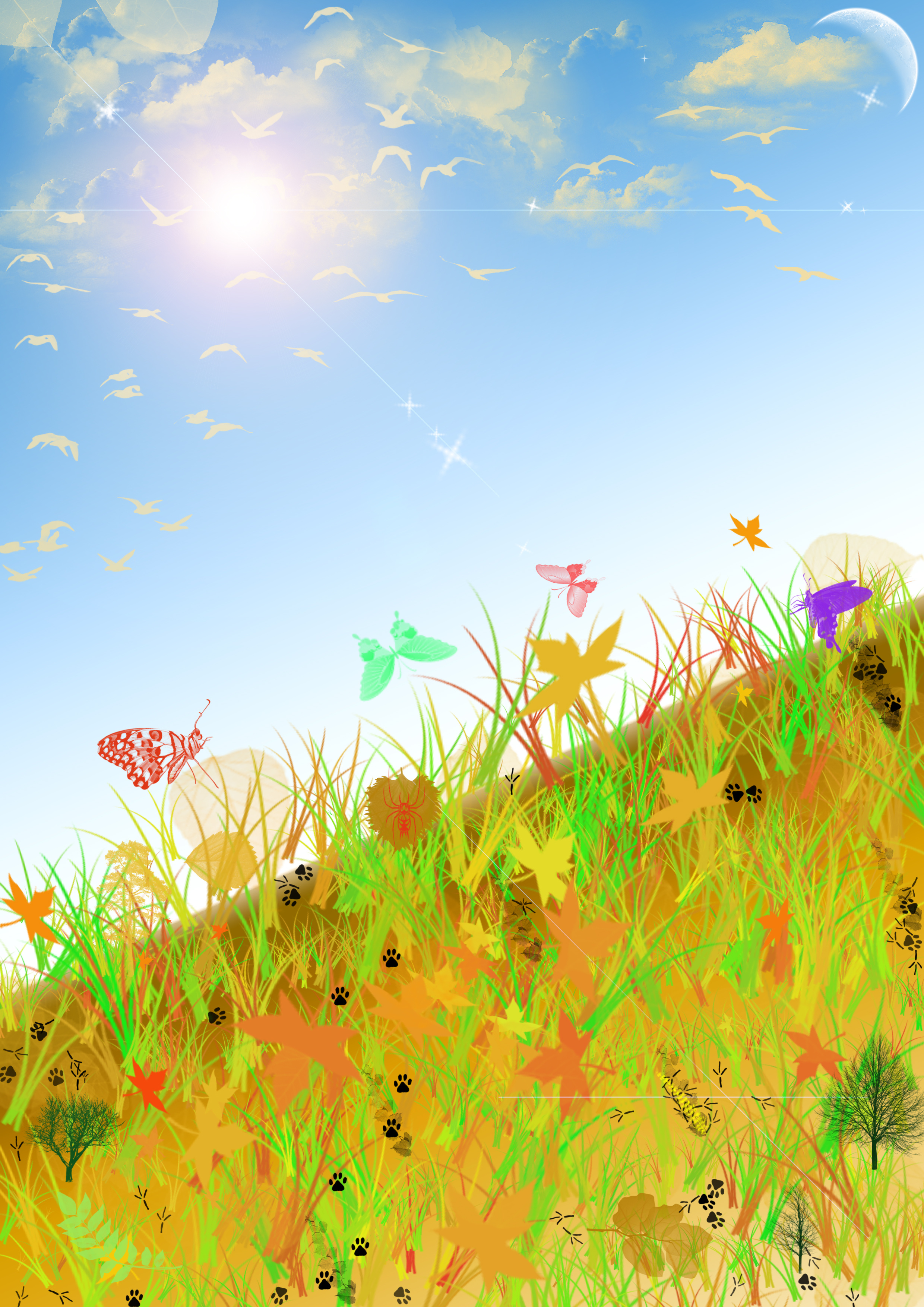 草丛影踪|插画|插画习作|shukiy - 原创作品 - 站酷 (zcool)