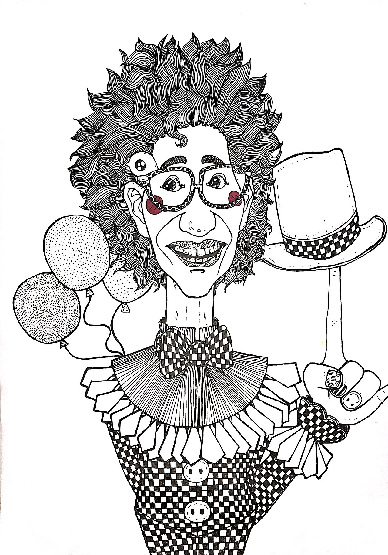 小丑|插画|创作习作|zhou周粥_原创作品-站酷zcool