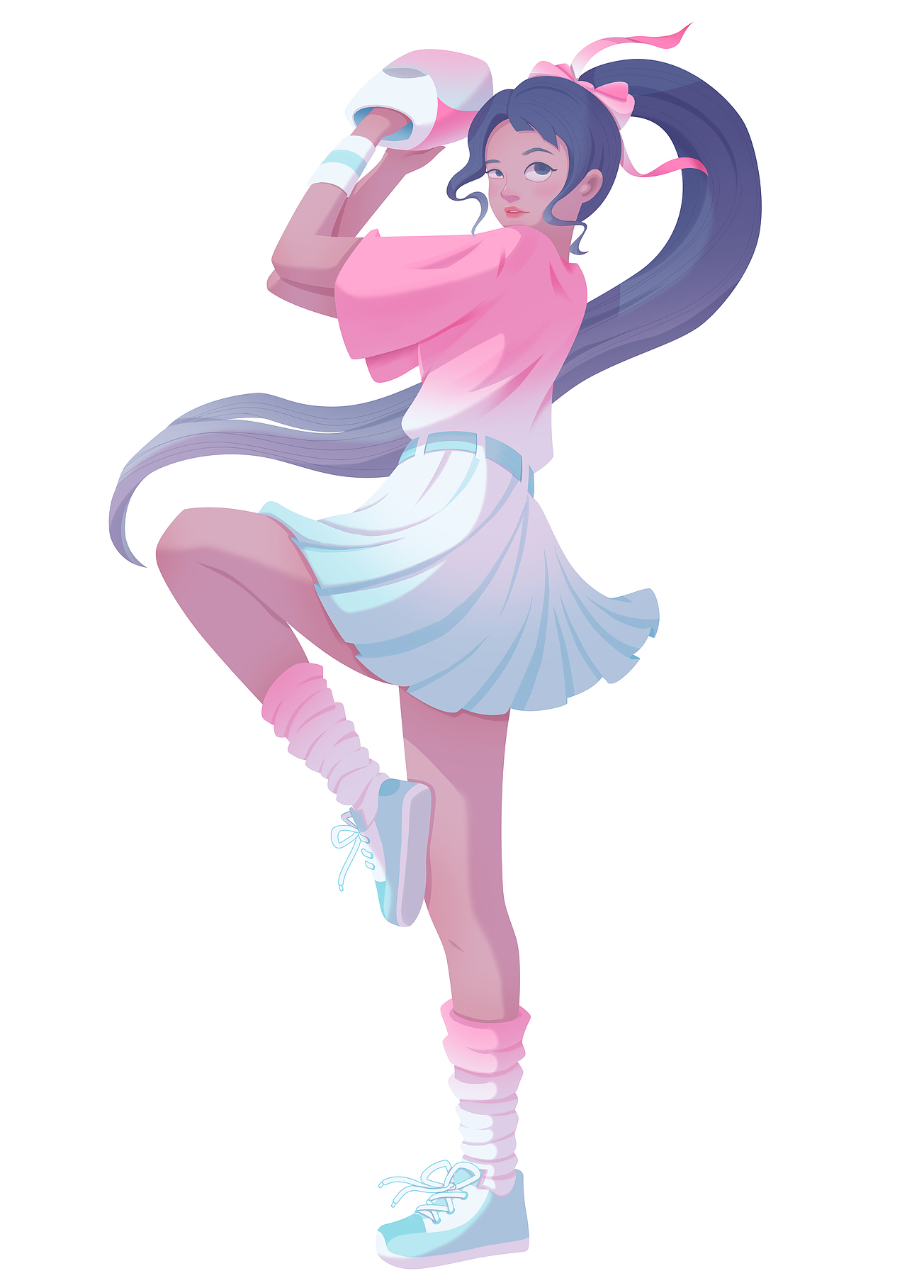 运动少女的美丽瞬间