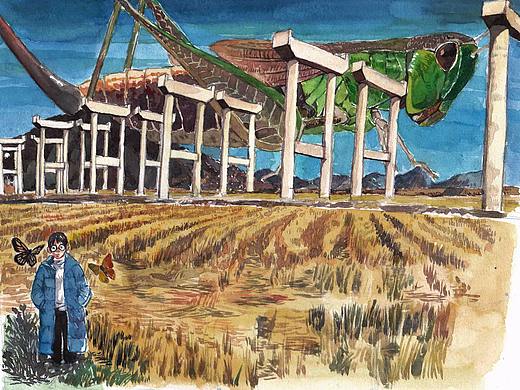 蝗虫（个人主页-ZMjU5OTc1ODA=） - 创作习作 - 站酷设计师画画的猴子qsy原创素材 - 站酷ZCOOL