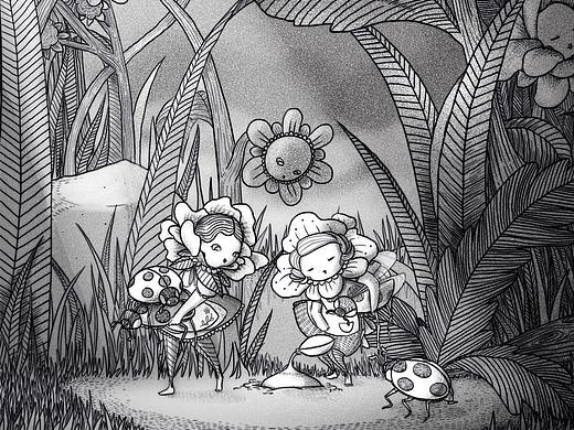 小种子系列插画