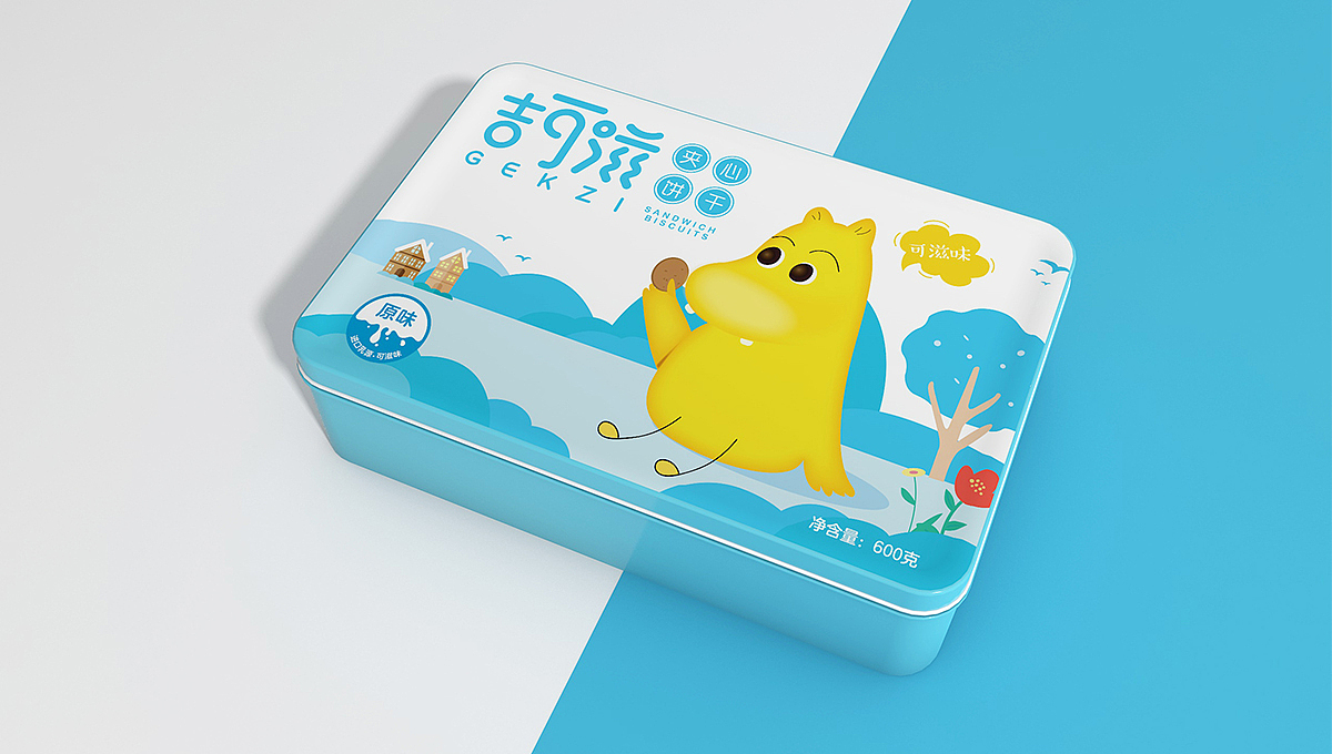 【YOPAI】| 快消休闲食品-《吉可滋》儿童饼干包装设计
