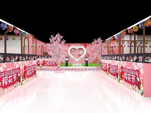 情人節(jié)櫻花市集（個(gè)人主頁-ZNTE3MTEzNTY=） - 場(chǎng)景 - 站酷設(shè)計(jì)師設(shè)計(jì)智庫(kù)原創(chuàng)素材 - 站酷ZCOOL