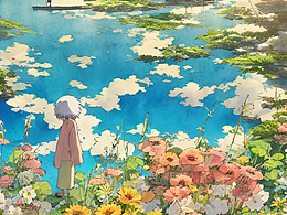 #AI创作实验室#宫崎骏的夏天