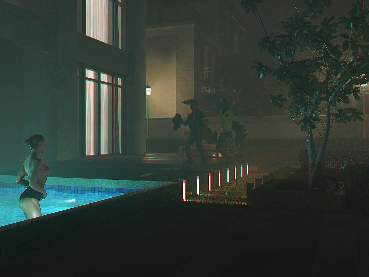 雾里看别墅是个什么感觉（图ZMTM5NTA3NzI4） - 建筑/空间 - 站酷设计师5个半大柠檬C原创素材 - 站酷ZCOOL